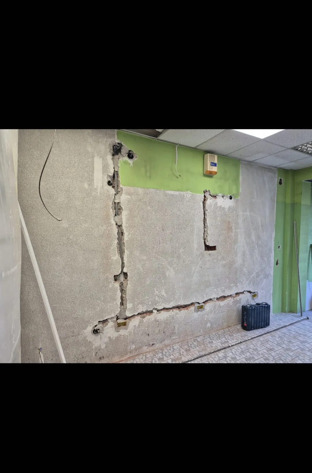 Električne instalacije zidovi